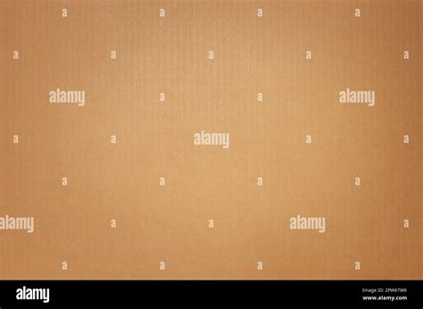 Brown Paper Craft Texture Background Of Fluted Corrugated Fiberboard