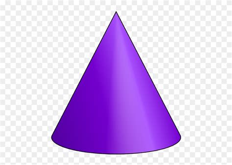 Cone 3 D Shape 3d Shapes Of Cone Clipart 947257 Pinclipart
