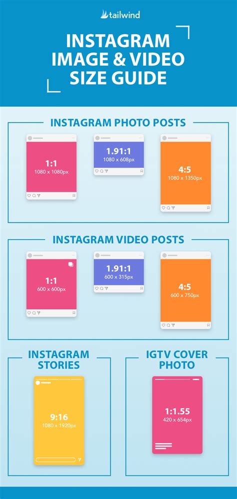 The Only Instagram Image Size Guide You Need In 2020 Instagram