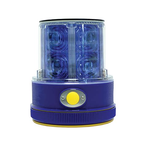 Blue Revolving Safety Light Railhead Corporation