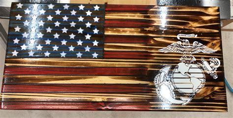 Maybe you would like to learn more about one of these? Marine's EGA Rustic American Flag Wall Plaque | Etsy