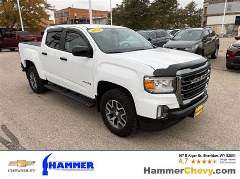 Pre Owned 2021 Gmc Canyon 4wd At4 Wcloth Crew Cab 128″ In Sheridan