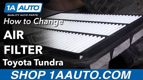 How To Replace Air Filter On A Toyota Tundra Youtube