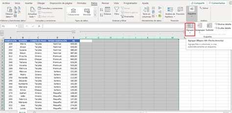 C Mo Agrupar Datos En Excel Esquema Ninja Del Excel