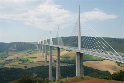 France Bridges Millau Viaduct Free Presence