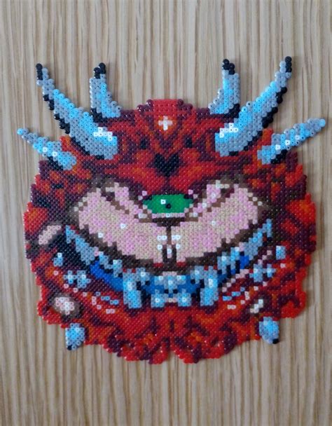 Doom Cacodemon Perler Bead Art Bead Art Pixel Art Templates