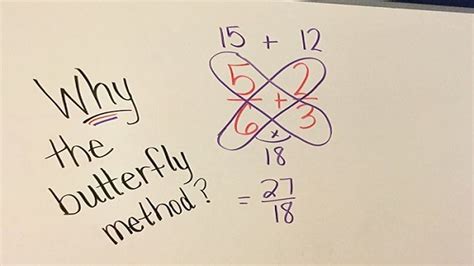 The Butterfly Method Math Tricks To Embarrass Your Teacher Middle School Math Math Methods