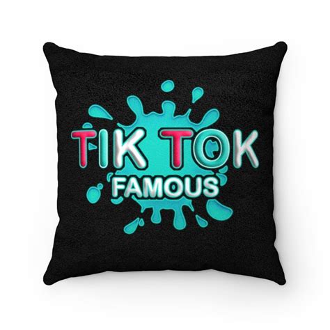 Tik Tok Pillow Covers Tik Tok Birthday Throw Pillow Covers Etsy