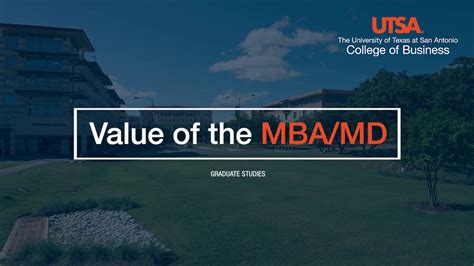 Utsa Business Value Of The Mbamd With Dr Rajeev Suri Youtube