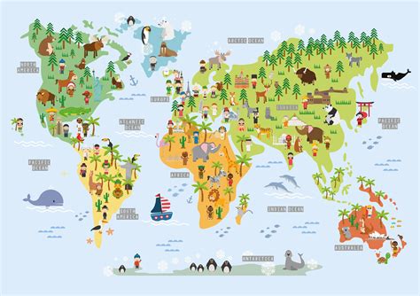 The World Map For Kids