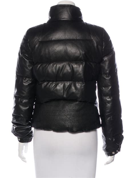 Torn By Ronny Kobo Leather Down Jacket Clothing Wt522584 The Realreal