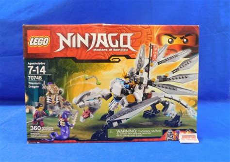 Lego 70748 Ninjago Titanium Dragon 360 Pieces Factory Sealed In Box Ebay