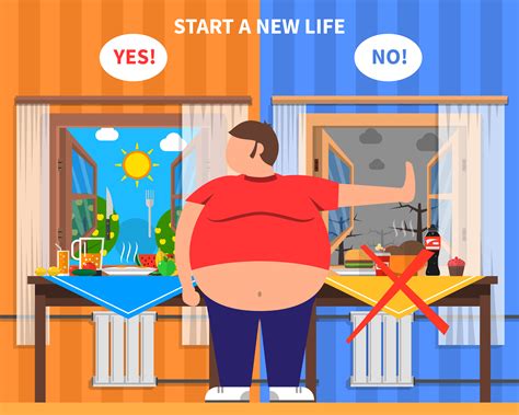 Obesity Design Composition Vector Art At Vecteezy