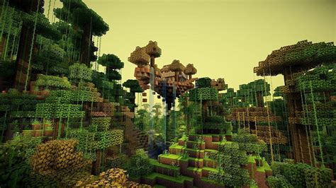 Minecraft Jungle Minecraft Forest Hd Wallpaper Pxfuel