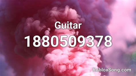 Guitar Roblox Id Roblox Music Codes