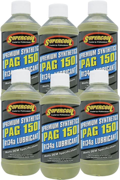 Tsi Supercool P150 8 6cp 150 Pag Viscosity Oil 8 Oz 6 Pack