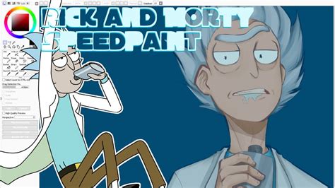 A Rickety Doodle Rick And Morty Speedpaint Youtube