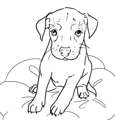 Free Puppy Lineart 1 By Luar Linearts On Deviantart