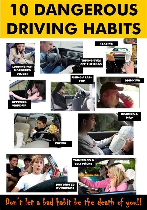 10 Dangerous Driving Habits You Should Know Dangerous Driving