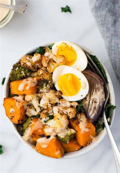 Easy And Healthy Whole30 Vegetarian Power Bowl Low Carb Packed With