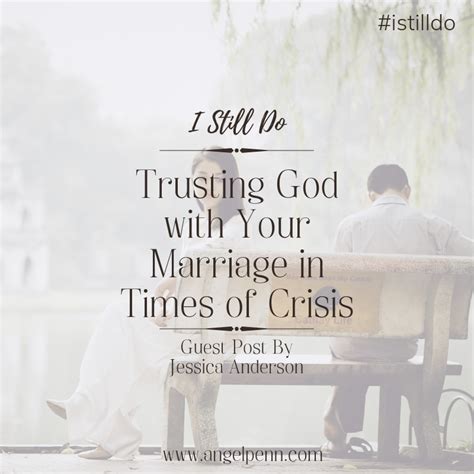 trusting god with your marriage during a marriage crisis