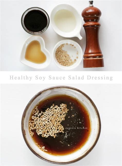 Soy Sauce Dressing Recipe Soy Sauce Dressing Healthy Soy Sauce Food