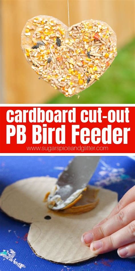 This Peanut Butter Cardboard Bird Feeder Is A Fun Way For Kids To Make