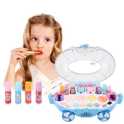 Disney Princess Makeup Toys For Girl Cosmetics Frozen Makeup Toys Girls