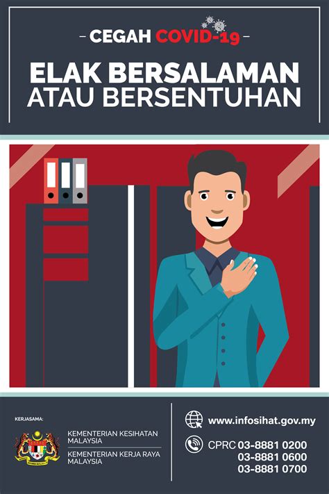 Please be informed that all international arrivals will be home quarantine commencing 10 june 2020 until further notice by the government of malaysia. Cegah COVID-19 : Elak Bersalaman Atau Bersentuhan