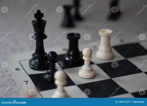Chess Mate With Rook And Pawn Checkmate Stock Image Image Of