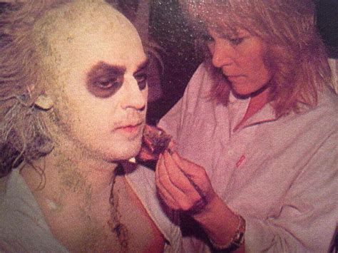 Listing is only for the black and white striped. BEETLE JUICE Makeup artist Ve Neill transforms Michael ...
