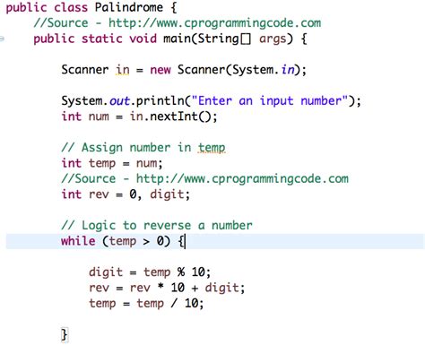 Java Program To Check Whether A Number Is A Palindrome Or Not Hot Sex