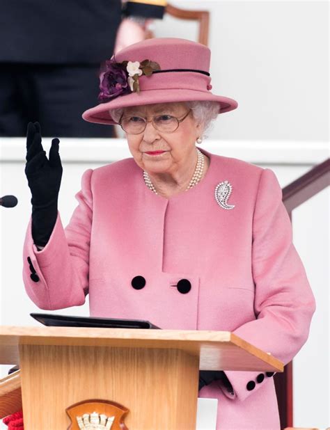 Plymouth England March 27 Her Majesty Queen Elizabeth Ii Attends