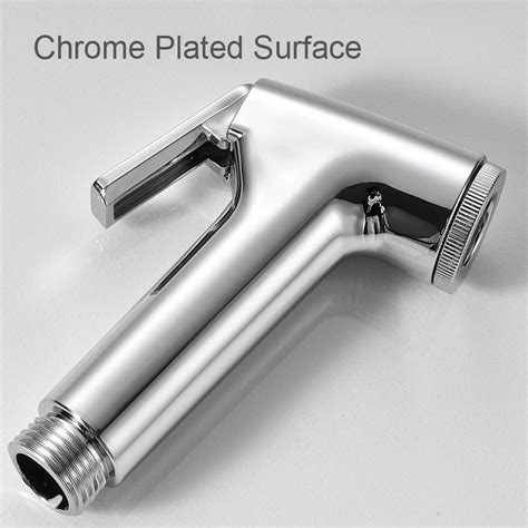 Rovate Bidet Chrome Plated Toilet Shower Wall Mounted Toilet Sprayer