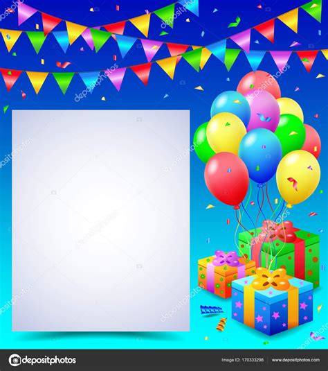 Fondos de cumpleaños en png. Fondo Cumpleaños Con Muestra Blanco — Vector de stock ...