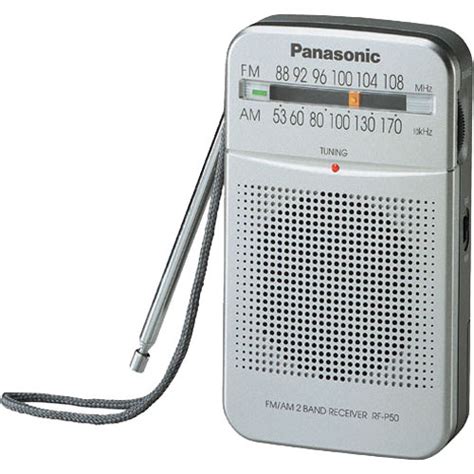 Panasonic Rf P50 Amfm Pocket Radio Rf P50 Bandh Photo Video