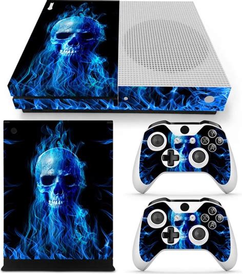 Fire Skull Xbox One S Console Skins Stickers