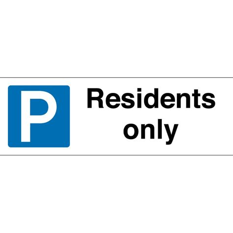 Residents Only Parking Signs From Key Signs Uk