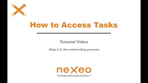 Tutorial How To Access Tasks Youtube