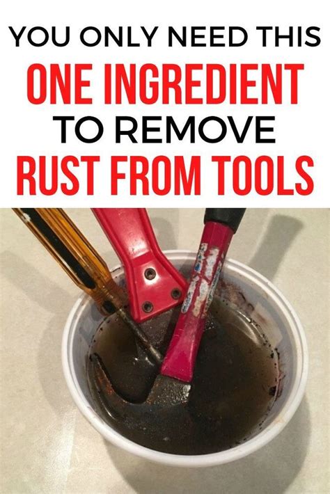 8 Easy Ways To Clean Rust Off Tools Artofit