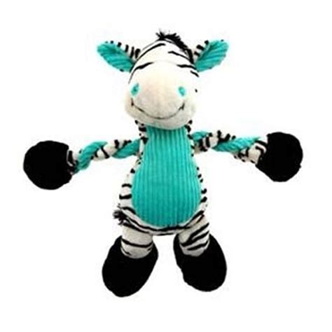 Pulleez Zany Zebra Dog Toy Baxterboo