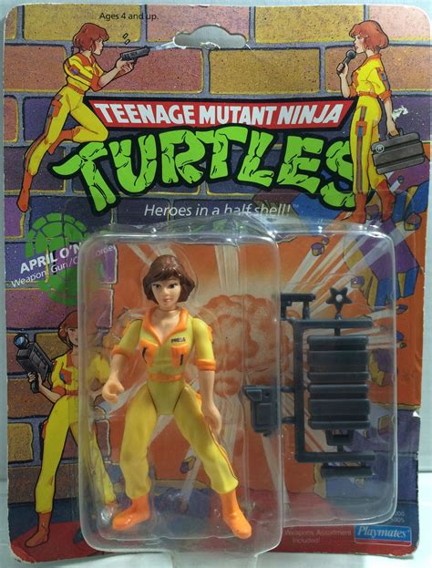 While dressing up as ninja turtles, sensei rats and metal alien krang monsters can seem complicated, paying homage to the franchise's main female can. (TAS010035) - 1990 Playmates Teenage Mutant Ninja Turtles ...