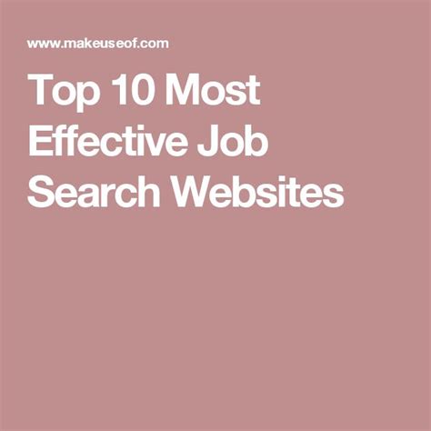 The Best Job Search Websites Job Search Websites Job Search Things