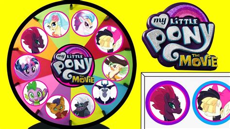 Saddle up for adventure with twilight sparkle & friends! MY LITTLE PONY THE MOVIE 2017 Spinning Wheel Game Punch ...