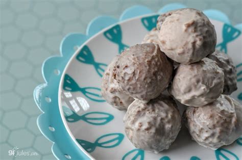 Gluten Free Donut Holes Made With Plant Based Protein