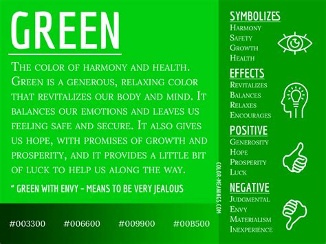 Green Color Meaning The Color Green Symbolizes Harmony And Health
