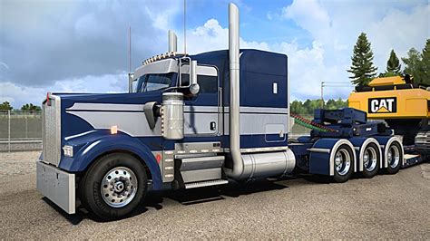 Kenworth W CAT Heavy Haul American Truck Simulator ATS K Rockwood Customs And Mods