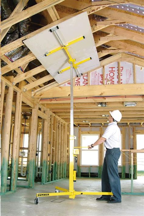 To cut drywall, score the measuring line several times with the utility knife to break the surface of the paper. MODEL 2311 SUMNER DRYWALL LIFT Rentals Grand Forks ND ...