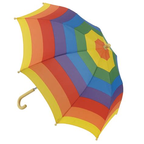Child Size Rainbow Umbrella For Small Hands