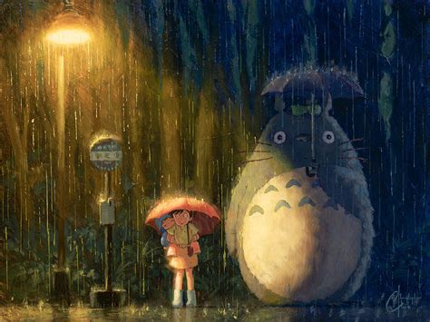 My Neighbor Totoro Painting By Christopher Clark Pixels